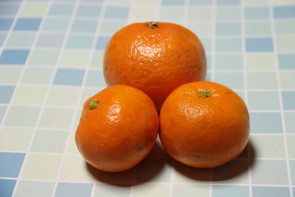 Färsk Och Färsk Frukt Tangeriner — Stockfoto