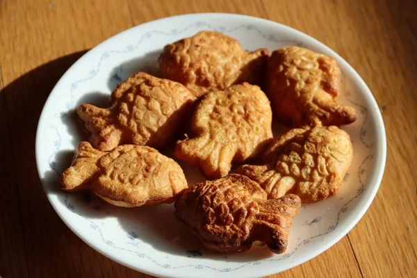 Makanan Ringan Lezat Yang Kau Makan Musim Dingin Bungeo Ppang — Stok Foto