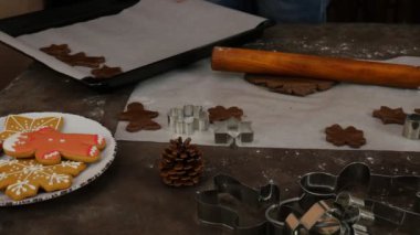 Noel kurabiyesi. Lezzetli ev yapımı zencefilli ekmek. Noel ev yapımı zencefilli ekmek. Zencefilli kurabiye.. 