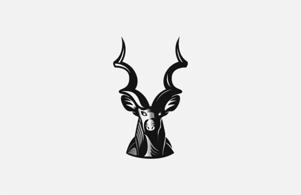 Orgullo Ciervo Logotipo Ilustrativo —  Fotos de Stock