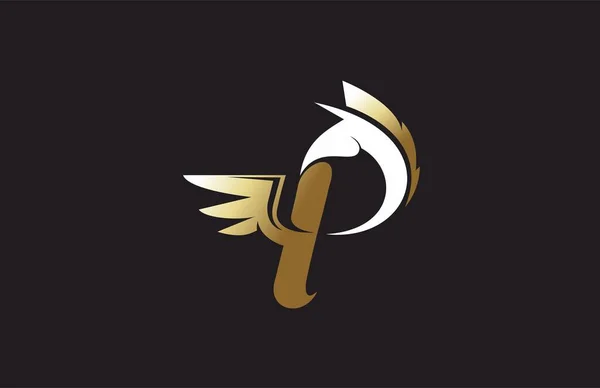Pegasus Logo — 스톡 벡터