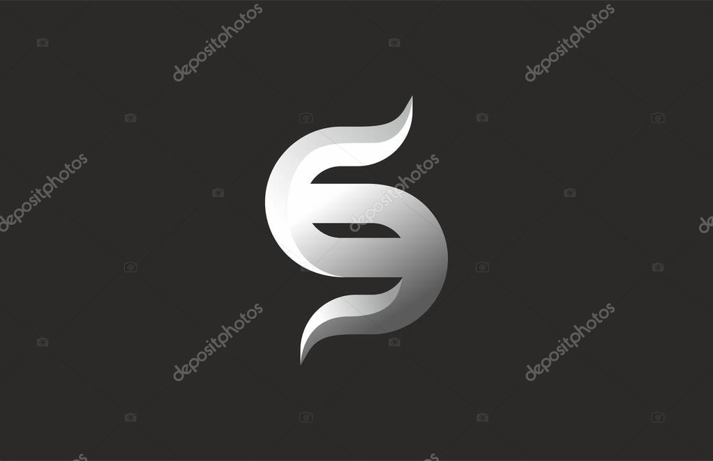 Abstract Letter DD or S Bold Logo