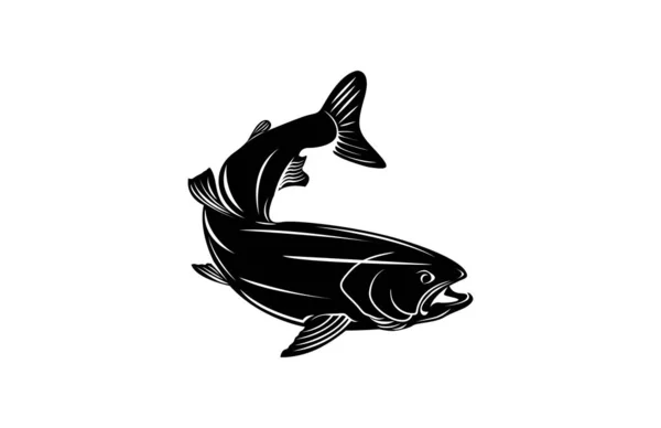 Illustrative Stylish Artistic Fish Vector Design — Stock Vector