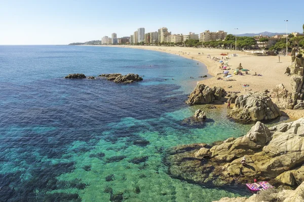 Plaża w Hiszpanii w jesieni — Zdjęcie stockowe