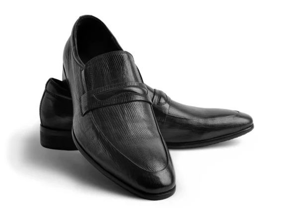 Pair of leather men's shoes — Stock Photo, Image