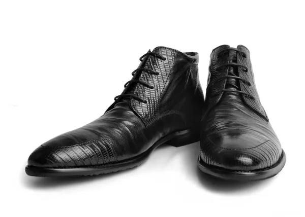 Pair of leather men's shoes — Stock Photo, Image