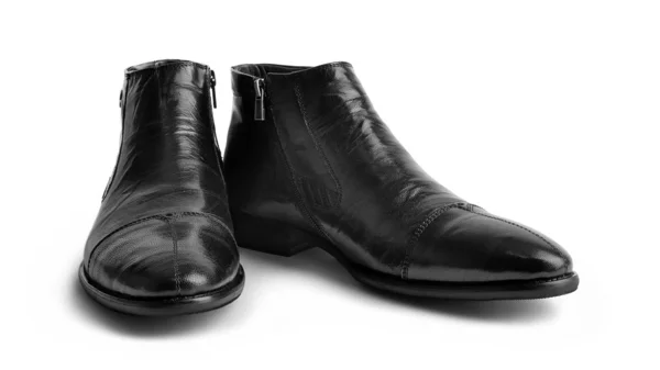 Pair of leather men's shoes — Stock Photo, Image