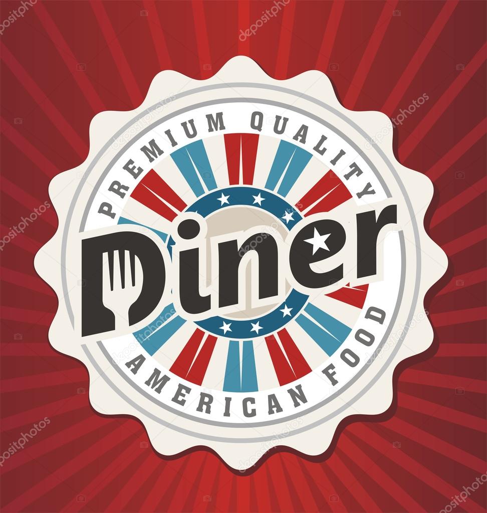 Diner logo vector
