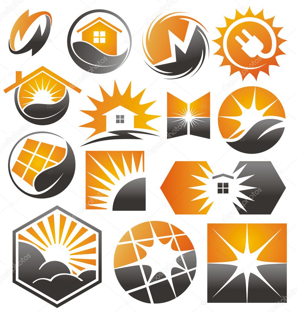 Set of solar vector