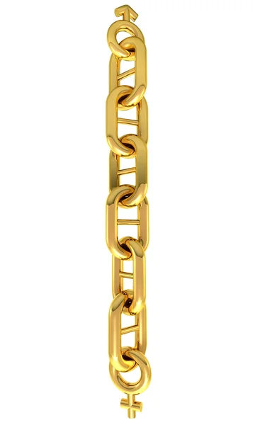 Golden chain — Stock Photo, Image