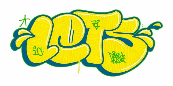 Soyut Şehir Grafitisi Sokak Sanat Sözcüğü Vektör İllüstrasyon Sanatına İzin Veriyor