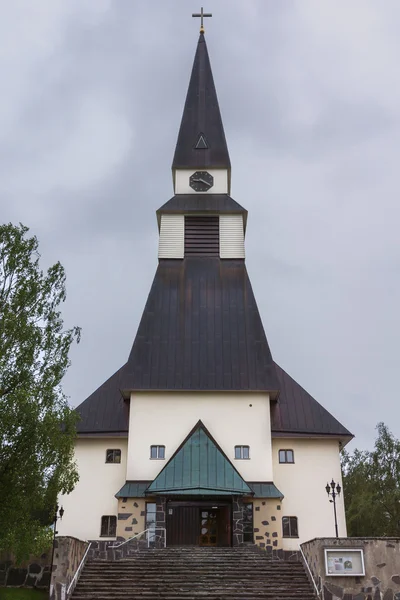 Kostel rovaniemi, Laponsko. — Stock fotografie