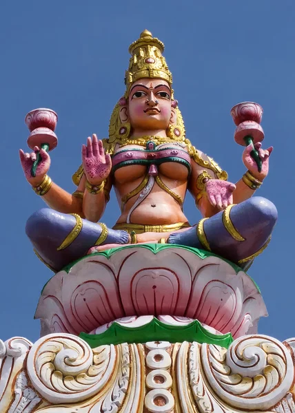 Zeița Lakshmi la Sripuram în Vellore . — Fotografie, imagine de stoc