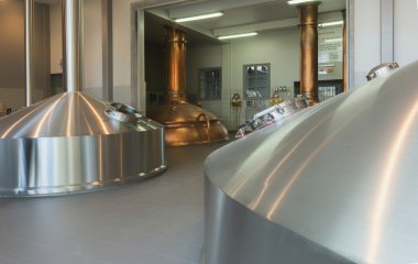 Belçika bira de brabandere, brewhouse.