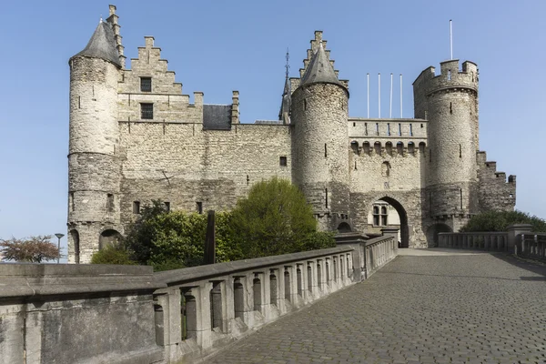 Die burg von antwerpen, belgien. — Stockfoto