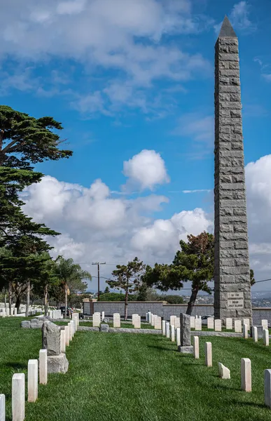 San Diego Kalifornie Usa Října 2021 Národní Hřbitov Fort Rosecrans — Stock fotografie