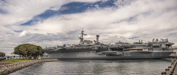 San Diego California Usa October 2021 Uss Midway Museum Aircraft — Stock Photo, Image