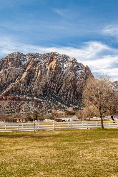 Las Vegas Nevada Febrero 2010 Red Rock Canyon Conservation Área — Foto de Stock