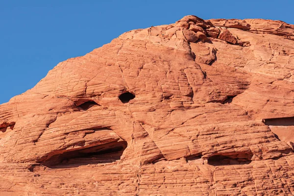 Overton Nevada Usa February 2010 Valley Fire Huge Red Rock — Stock Photo, Image