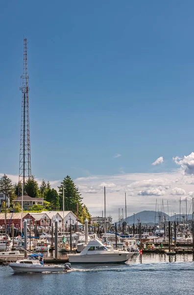 Ketchikan Alaska Usa July 2011 Προβολή Πολλών Σκαφών Αναψυχής Στο — Φωτογραφία Αρχείου