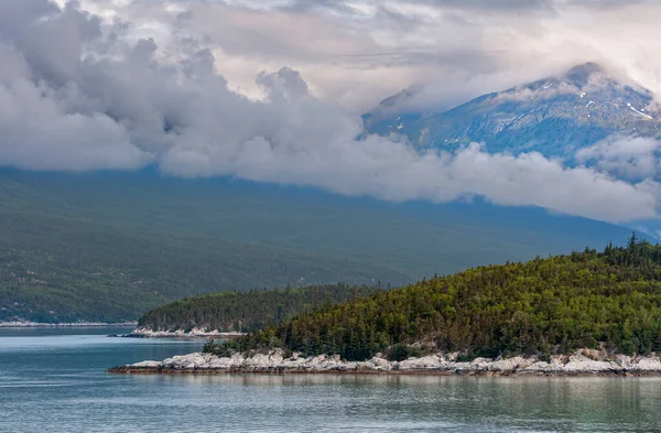 Skagway Alaska Usa July 2011 Εισαγωγή Taiya Πάνω Από Chilkoot — Φωτογραφία Αρχείου