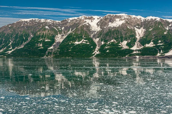 Diswantment Bay Alaska Usa July 2011 Floating Ice Pieces Ocean — Φωτογραφία Αρχείου