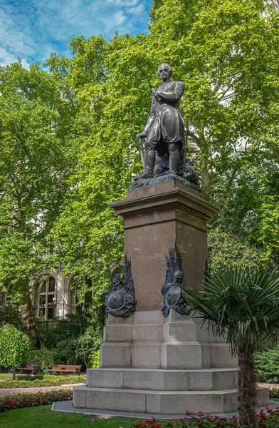 London July 2022 Closeup Sir James Outram Statue Whitehall Gardens — Stockfoto
