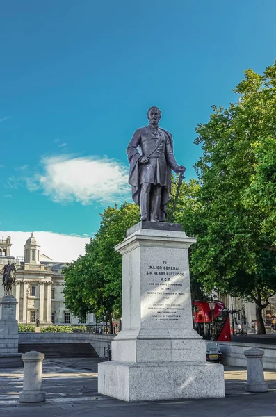 London July 2022 Trafalgar Square Closeup Major General Sir Henry — Stockfoto