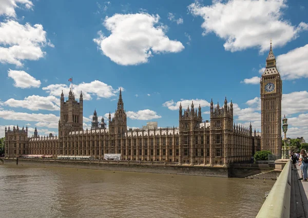 London July 2022 House Lords Westminster Palace Big Ben Blue — Fotografia de Stock