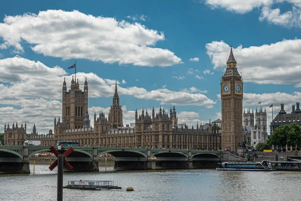 London July 2022 House Lords Westminster Palace Hall Bridge Big — Fotografia de Stock