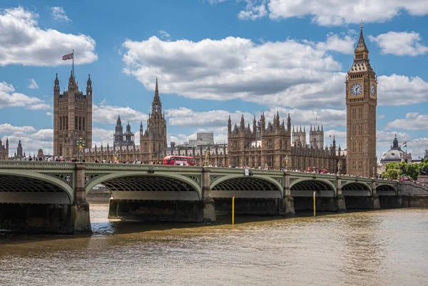 Лондон Велика Британія Липня 2022 Палата Лордів Вестмінстерський Міст Палац — стокове фото