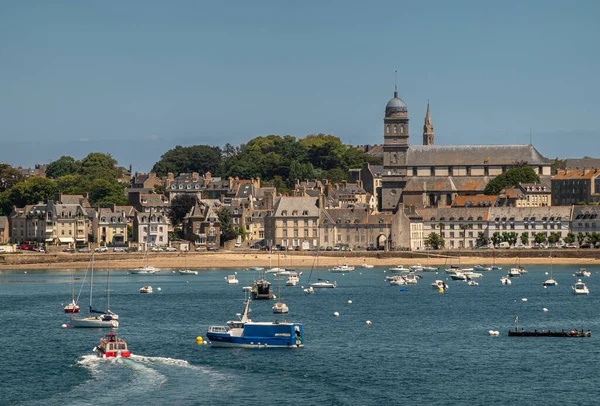 Malo Bretania Francja Lipca 2022 Pejzaż Miejski Dzielnicy Saint Servan — Zdjęcie stockowe