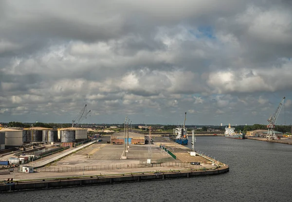 Avrupa Fransa Dunkerque Temmuz 2022 Liman Manzarası Rıhtım Sol Rıhtım — Stok fotoğraf