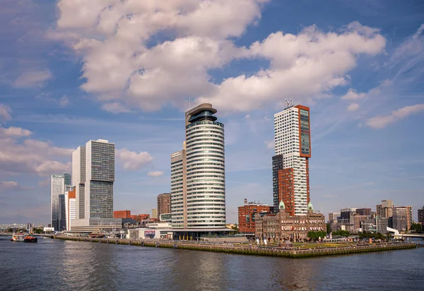 Rotterdam Países Bajos Julio 2022 Mirando Hacia Este Kop Zuid — Foto de Stock