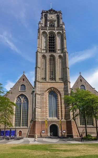 Rotterdam Paesi Bassi Luglio 2022 Facciata Anteriore Con Torre Dell — Foto Stock