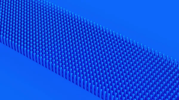 Blauwe Kubus Patroon Oppervlak Met Een Lange Smalle Band Van — Stockfoto