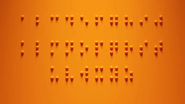Braille Alphabet Guide Vibipared Impared Writing System Symbol Formed Out — 스톡 사진