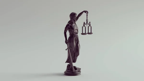 Lady Justice Statue Die Personifizierung Des Rechtssystems Rechtsschutz Waagen Gesetz — Stockfoto