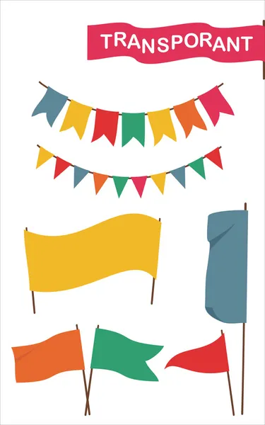 Bannière, drapeau — Image vectorielle