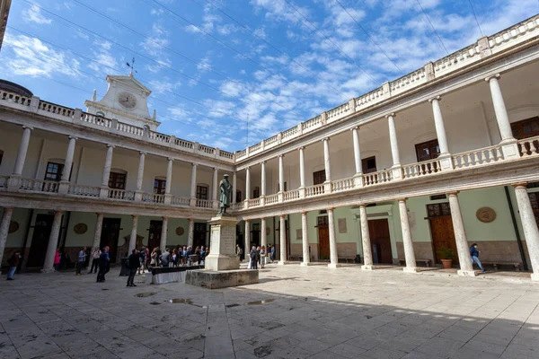 Valencia Spagna 2022 Chiostro Dell Università Valencia Spagna Una Soleggiata — Foto Stock