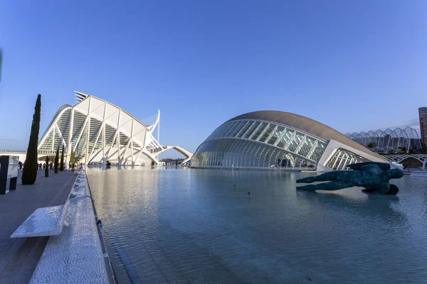 Valencia Spain 2022 City Arts Sciences Valencia Spain Sunny Spring — Fotografia de Stock