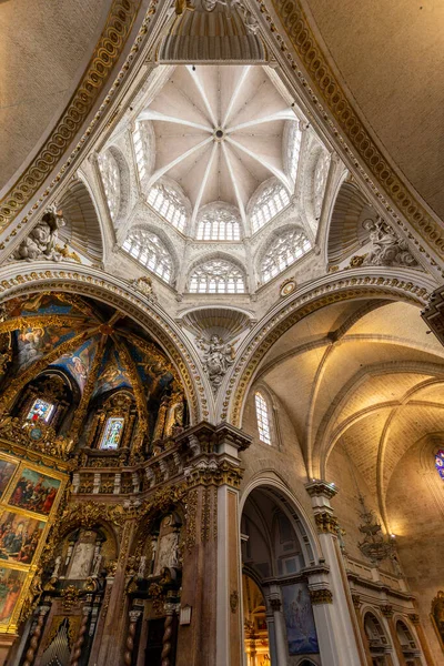 Valencia Spain 2022 Vault Valencia Cathedral Valencia Spain — Stockfoto