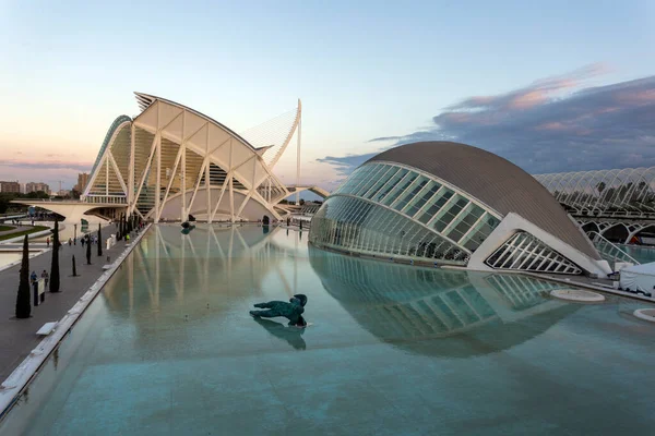 Valencia Spanyolország 2022 Félgömb Alakú Épület Természettudományi Múzeum Valencia Spanyolország — Stock Fotó