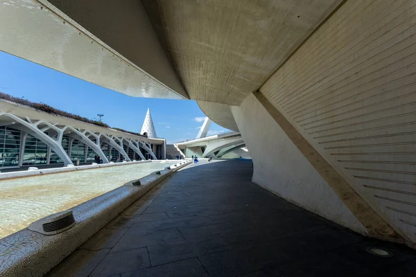 Valencia Spanien 2022 Konstpalatset Palau Les Arts Reina Sofia Vid — Stockfoto