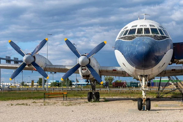Budapešť Maďarsko 2021 Iljušin Aeroparku Muzeum Letecké Dopravy Pod Širým — Stock fotografie