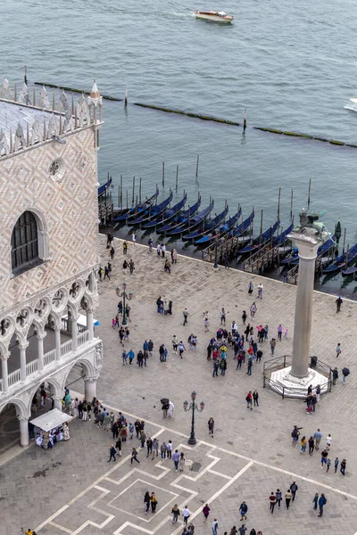 Venedig Italien 2022 Utsikt Över Dogepalatset Venedig Från Markuskyrkan Sommardag — Stockfoto