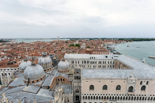 Venedig Italien 2022 Blick Auf Den Dogenpalast Venedig Vom Campanile — Stockfoto