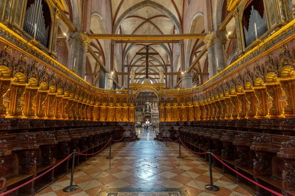 Венеция Италия 2022 Church Santa Maria Gloriosa Dei Frari Venice Лицензионные Стоковые Изображения