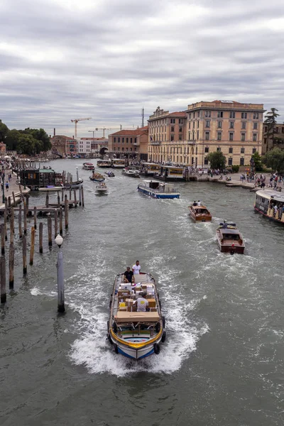 Venise Italie 2022 Canal Grande Venise Par Une Matinée Été — Photo