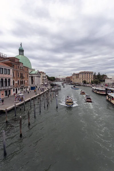 Venedik Talya 2022 Büyük Kanal Venedik Teki San Simeone Piccolo — Stok fotoğraf